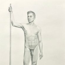 Dibujo realista de la figura humana Ein Projekt aus dem Bereich Bildende Künste, Skizzenentwurf, Zeichnung, Bleistiftzeichnung, Anatomische Zeichnung, Realistische Zeichnung und Traditionelle Illustration von Analisa Moltó Vigon - 24.11.2024
