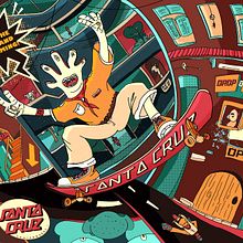 Santa Cruz - Key visual Ein Projekt aus dem Bereich Digitale Illustration von Vi Tran - 24.11.2024
