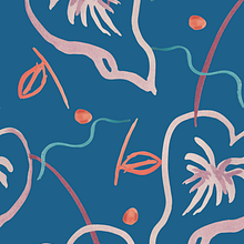 My project for course: Creating textile prints for the fashion market (Marion / Rene / La nuit tombee). Projekt z dziedziny Design, Projektowanie mod i Pattern design użytkownika YUKI - 23.11.2024