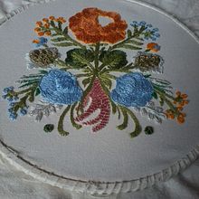 Mi proyecto del curso: Técnica de bordado con paso atrás. Un projet de Broderie, Design textile , et Art floral et végétal de Sandra Monroy Cota - 25.11.2024