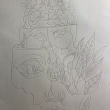Mi proyecto del curso: Diseño de tatuajes Blackwork. Tattoo Design, Traditional illustration, and Digital Illustration project by marjorielemuss - 11.25.2024
