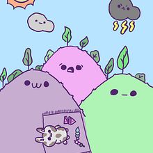 Mi proyecto del curso: Diseño de mundos kawaii: crea ilustraciones alegres. Character Design, Digital Illustration, and Manga project by payments - 11.25.2024