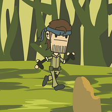 Mi proyecto de Curso: Caminata de Snake / Metal Gear Solid. Animation, Character Animation, and 2D Animation project by Luciano Reyes - 11.26.2024
