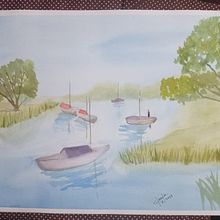 Marina Ein Projekt aus dem Bereich Aquarellmalerei von Claudio Santana - 27.11.2024