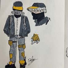 Vigilante#1. Character Design project by Nieves Claudio - 11.25.2024