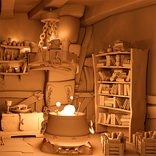 Mi proyecto del curso: Creación de escenarios 3D desde cero en Maya. 3D, 3D Design, and 3D Modeling project by Laura Naveda - 03.14.2022