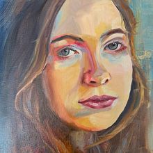 Mon projet du cours : Portraits à l'huile : jouez avec l'ombre et la lumière. Fine Arts, Oil Painting, and Painting project by ahilia Sita - 11.27.2024