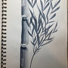Bamboo Ein Projekt aus dem Bereich Malerei von Kathy Evans - 28.11.2024