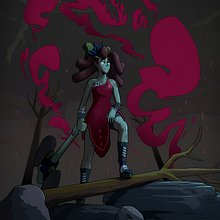 Cave Girl. 3D, Character Design, Digital Illustration, 3D Modeling, Concept Art, and 3D Character Design project by Karoll Campuzano Gutiérrez - 04.04.2024