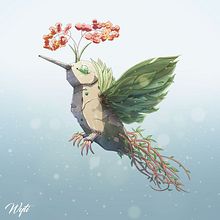 Magic bird. Un proyecto de Ilustración digital y Creatividad de passeron.mathias - 28.11.2024