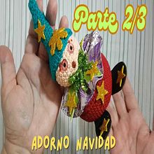 ADORNO de NAVIDAD en CROCHET Tutorial de BOLA NAVIDEÑA PARTE 2/3 🎄🎅🧶🧵😍. Crochê projeto de Gliiter Moda - 28.11.2024