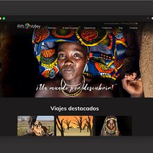 Web Rift Valley. Een project van UX / UI,  Art direction y Webdesign van sibyl_vane - 08.06.2021