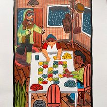 Quebra-cabeça, de Helena Darcie. Sketching, Creativit, Drawing, Traditional illustration, Watercolor Painting, Gouache Painting, and Sketchbook project by Helena Darcie Bernardo dos Santos - 11.28.2024