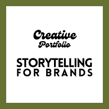 My Project for Storytelling for Brands Course. Un proyecto de Marketing, Stor, telling y Estrategia de marca						 de Shawn Day - 29.11.2024