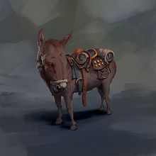 Donkey. Character Design, Concept Art, Digital Drawing, Digital Illustration, Digital Painting, and Traditional illustration project by onurkopar_11 - 11.29.2024