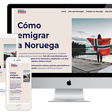 Emigrar a Noruega Hoy. Web Design project by seonorway - 12.02.2024