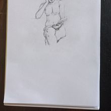 My project for course: Figure Drawing for Beginners. Fine Arts, Drawing, Pencil Drawing, Realistic Drawing, Figure Drawing, and Sketching project by guada04 - 12.02.2024