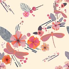 Late modern floral. Design Management, Traditional illustration, Marketing, Pattern Design, and Portfolio Development project by Lucía Inthesky - 12.03.2024