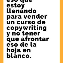Trabajo Final Promoción del curso Copywriting para copywriters de Putos Modernos. Un progetto di Cop, writing, Pubblicità e Creatività di Evangelina Saltari - 03.12.2024