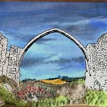 Arco de San Juan. Projekt z dziedziny  Haft,  Tkactwo, Trad, c, jna ilustracja, Wzornictwo tekst i liów użytkownika Cristina Jiménez Lázaro - 04.12.2024