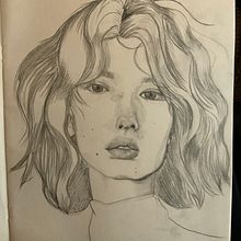 Studie aufgrund eines Pinterest photos. Artistic Drawing, Drawing, Portrait Drawing, Sketchbook, and Sketching project by estherbehrendt - 12.04.2024