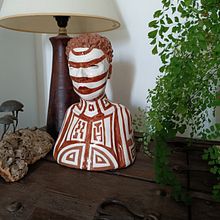 Escultura figurativa tribal. Fine Arts, and Sculpture project by Monica Di Carlo - 12.05.2024