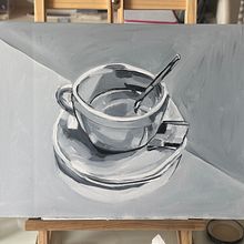 Ejercicio de tonos. Desenho, Artes plásticas, e Pintura projeto de reinadanzante - 05.12.2024