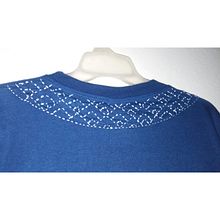 Mi proyecto final Sashiko, contento con el resultado.. Un projet de DIY, Broderie, Art textile, Design textile, Upc , et cling de Aarón Galindo Sánchez - 05.12.2024