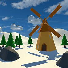 Mundo de Nieve. Un proyecto de 3D y Modelado 3D de imanol falconi - 06.12.2024