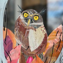 Art Gallery Window Display. Un progetto di Collage di Leslie Rennolds - 05.12.2024