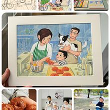 A family in the kitchen. Un progetto di Character design, Disegno, Illustrazione tradizionale e Sketchbook di whitenoon2022 - 07.12.2024