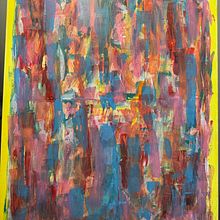 Kaleidoscopic Cacophony . Acr, lic Painting, Fine Arts, and Painting project by rhys_4 - 12.09.2024