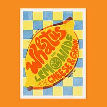 Gig Poster: Wheatus @ Cheese & Grain (Frome, UK). Un projet de Illustration numérique, Design graphique, Lettering, Conception numérique, Lettering manuel, Lettering numérique, Événements , et Conception d'affiches de Amparo Zeballos - 09.12.2024