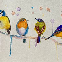 eindproject. Traditional illustration, Watercolor Painting, Realistic Drawing, and Naturalistic Illustration project by haberdoedas - 12.09.2024