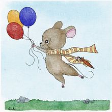 Final project flying mouse. Character Design, Children's Illustration, Drawing, and Pencil Drawing project by Sarah Creedence - 12.10.2024