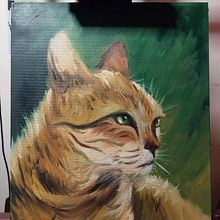 Sniffy. Fine Arts, Naturalistic Illustration, Oil Painting, and Painting project by Arup Roy - 12.10.2024