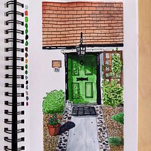 Mi proyecto del curso: Cuaderno de viaje en acuarela. Traditional illustration, Architectural Illustration, Watercolor Painting, and Sketchbook project by darioporras - 12.10.2024