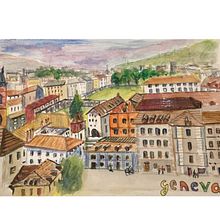 My project for course: Pictorial Sketchbook with Gouache. Sketching, Drawing, Traditional illustration, Architectural Illustration, Sketchbook, and Gouache Painting project by y7dfcnx8rv - 12.10.2024