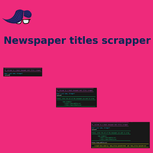 Personalized News Scraper. Web Development, and Programming project by Adriana Del Teso - 12.10.2024
