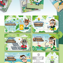 Diseño para impresión - Cuadernos para el cuidado del medio ambiente . % Ruth Garcia tarafından hazırlanan Grafik Tasarım, Dijital İllüstras, Ve on projesi - 12.11.2024