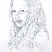 Portrait of a Young Girl, silverpoint on prepared paper, 7 1/2" x 9 1/2", Cynthia Willett, 2024. Drawing, Fine Arts, Portrait Drawing, and Realistic Drawing project by Cynthia Willett - 12.11.2024