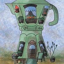 Aromas de Casa 🪴☕ de KalopsiadeRosso Ein Projekt aus dem Bereich Digitale Zeichnung, Traditionelle Illustration, Digitale Illustration und Digitale Malerei von Verónica Sánchez Cano - 12.12.2024