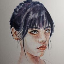 Proyecto del curso. Un progetto di Disegno di ritratti, Illustrazione tradizionale e Pittura ad acquerello di superpilaring - 12.12.2024
