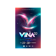 Gráfica Festival de Viña 2020. Un proyecto de Ilustración digital, Diseño gráfico, Creación de Contenido con IA y Dirección de arte de Daniel González Gajardo - 13.12.2024