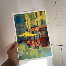 My project in Impressionist Painting with Acrylics: Techniques for Urban Scenes. Un progetto di Pittura, Belle arti e Artigianato di Daria Rosso - 13.12.2024