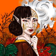 Retrato estilo cartoon con Procreate . Character Design, Digital Drawing, Digital Illustration, and Digital Painting project by Ennia V. - 12.13.2024