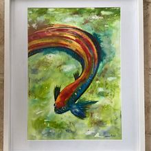 Rainbow fish. Un projet de Peinture de Jacqueline Hewitt - 13.12.2024