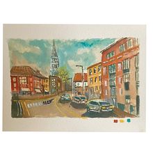 London. Gouache Painting, Traditional illustration, and Painting project by y7dfcnx8rv - 12.14.2024
