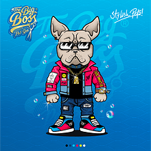 Macosta para marca de peluquería canina . Traditional illustration, Digital Illustration, Drawing, Graphic Design, Design, Character Design, Creativit, Digital Drawing, T, pograph, and Digital Lettering project by Jwlian Rv - 12.14.2024