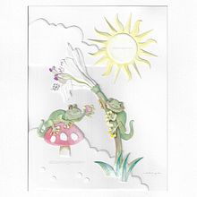 Geicos romanticos. Aliza Morgenstern Ein Projekt aus dem Bereich H, werk, Traditionelle Illustration, Kartonmodellbau und Skulptur von Aliza Morgenstern - 15.12.2024